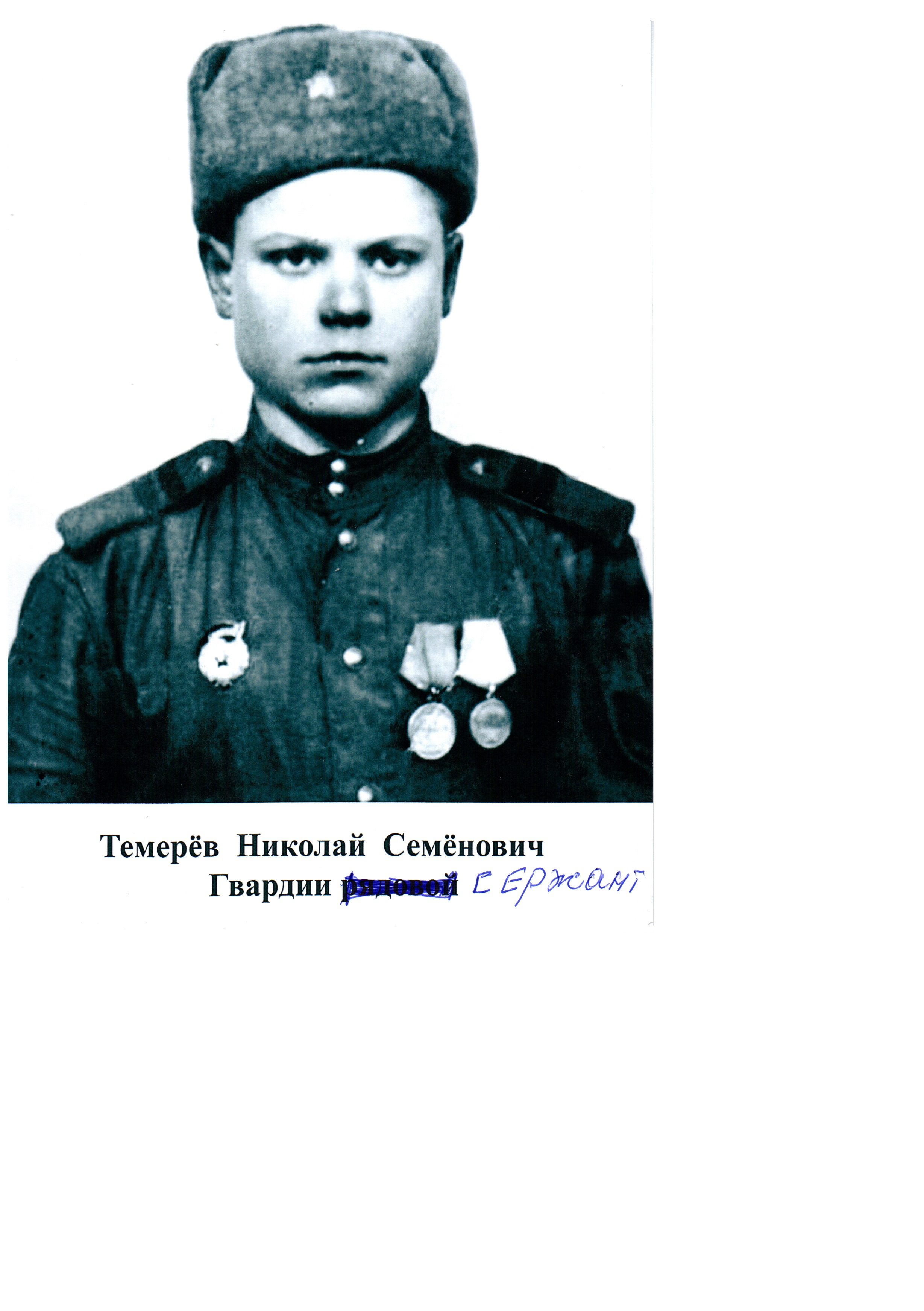 Темрев Николай Семенович