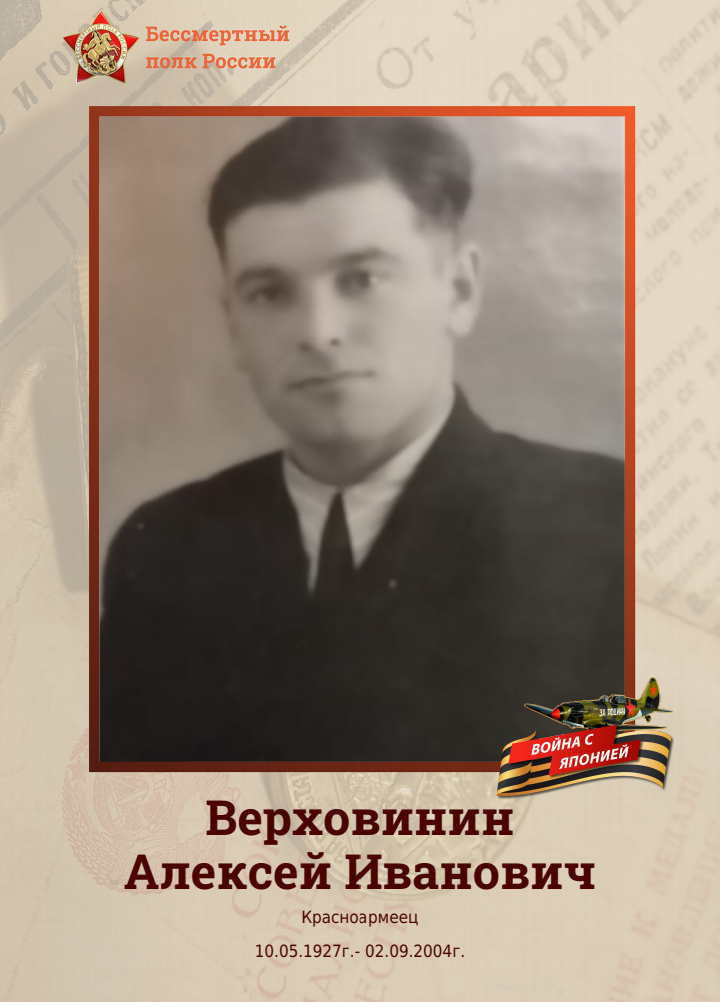 Верховинин Алексей иванович