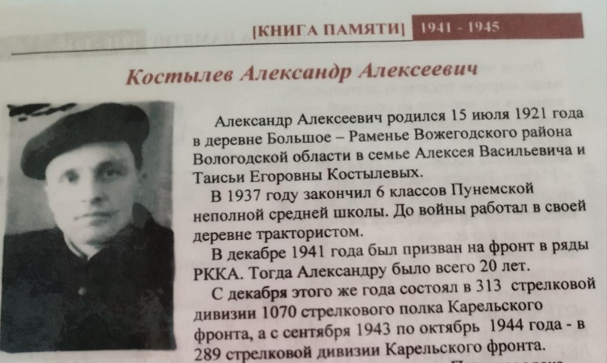 Костылев Александр Алексеевич